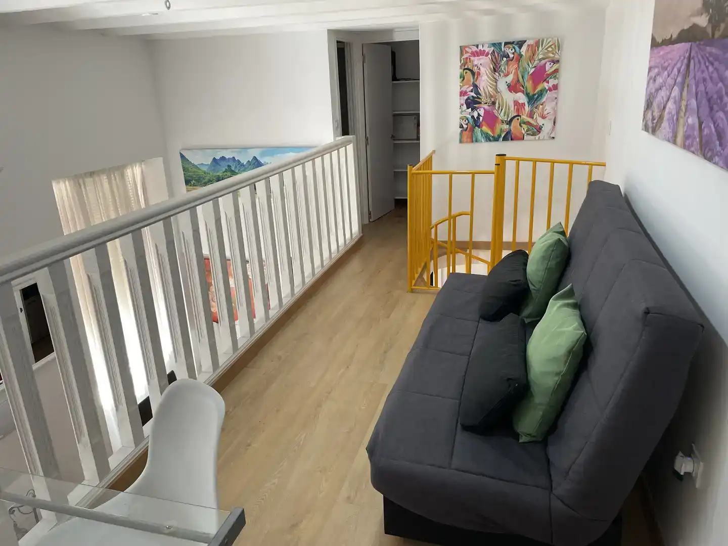Terraza de Piso de alquiler en Constantina con Aire acondicionado, Parquet y Amueblado