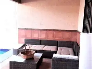 Terraza de Casa adosada de alquiler en Arriate con Aire acondicionado, Calefacción y Piscina