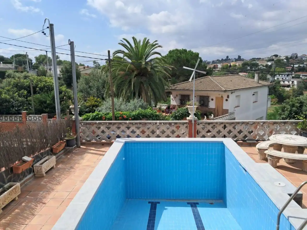 Swimming pool of Houses for sale in Lliçà d'Amunt  with Heating, Private garden and Terrace