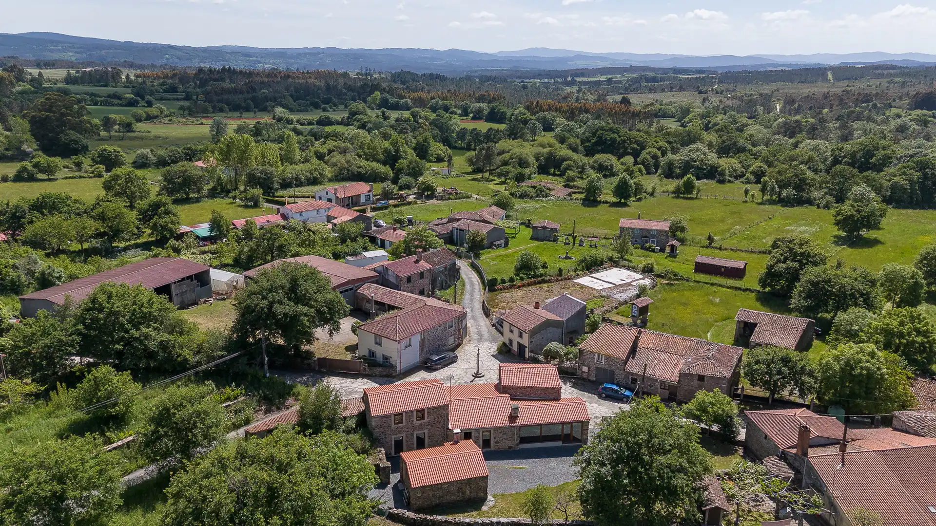 Vista exterior de Finca rústica en venta en Melide