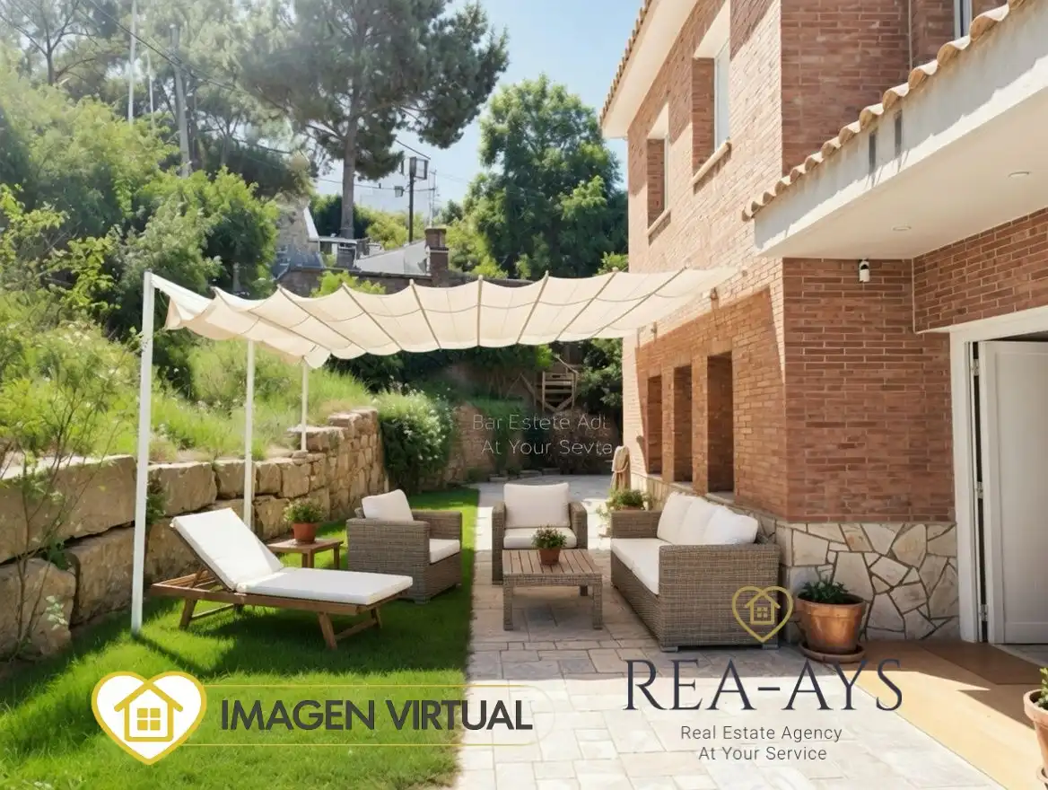 Terraza de Casa o chalet en venta en Cervelló con Aire acondicionado, Calefacción y Jardín privado
