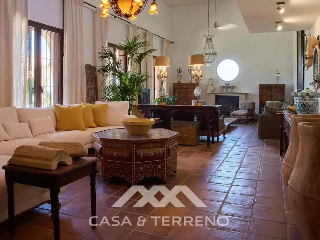 Sala de estar de Casa o chalet en venta en Comares con Aire acondicionado, Terraza y Piscina