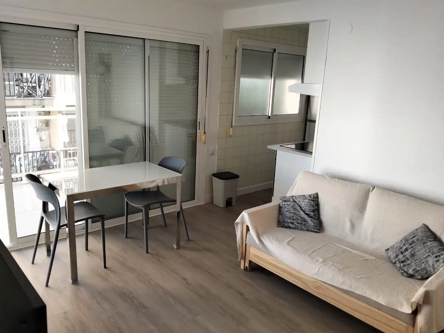 Living room of Flat for rent in Mar i Camp - Platja dels Capellans 
