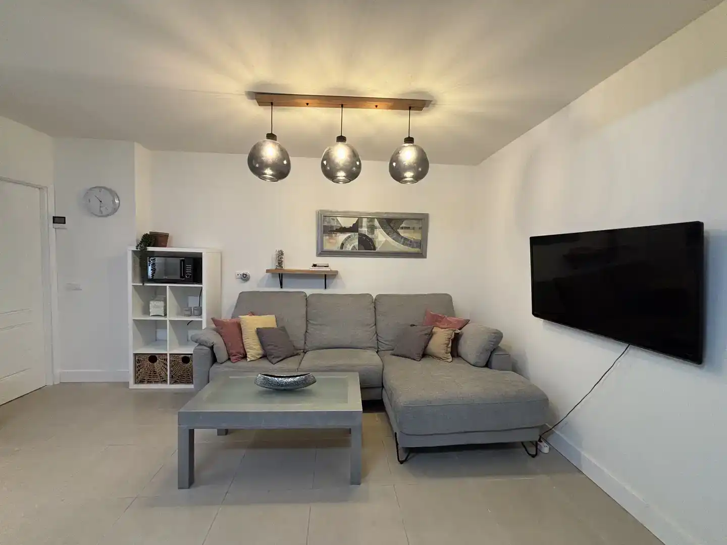 Wohnzimmer von Wohnung zur Miete in Puerto Real mit Klimaanlage, Privatgarten und Abstellraum