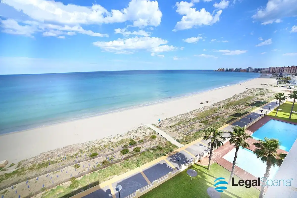 Vista exterior de Apartamento en venta en La Manga del Mar Menor con Aire acondicionado, Calefacción y Jardín privado
