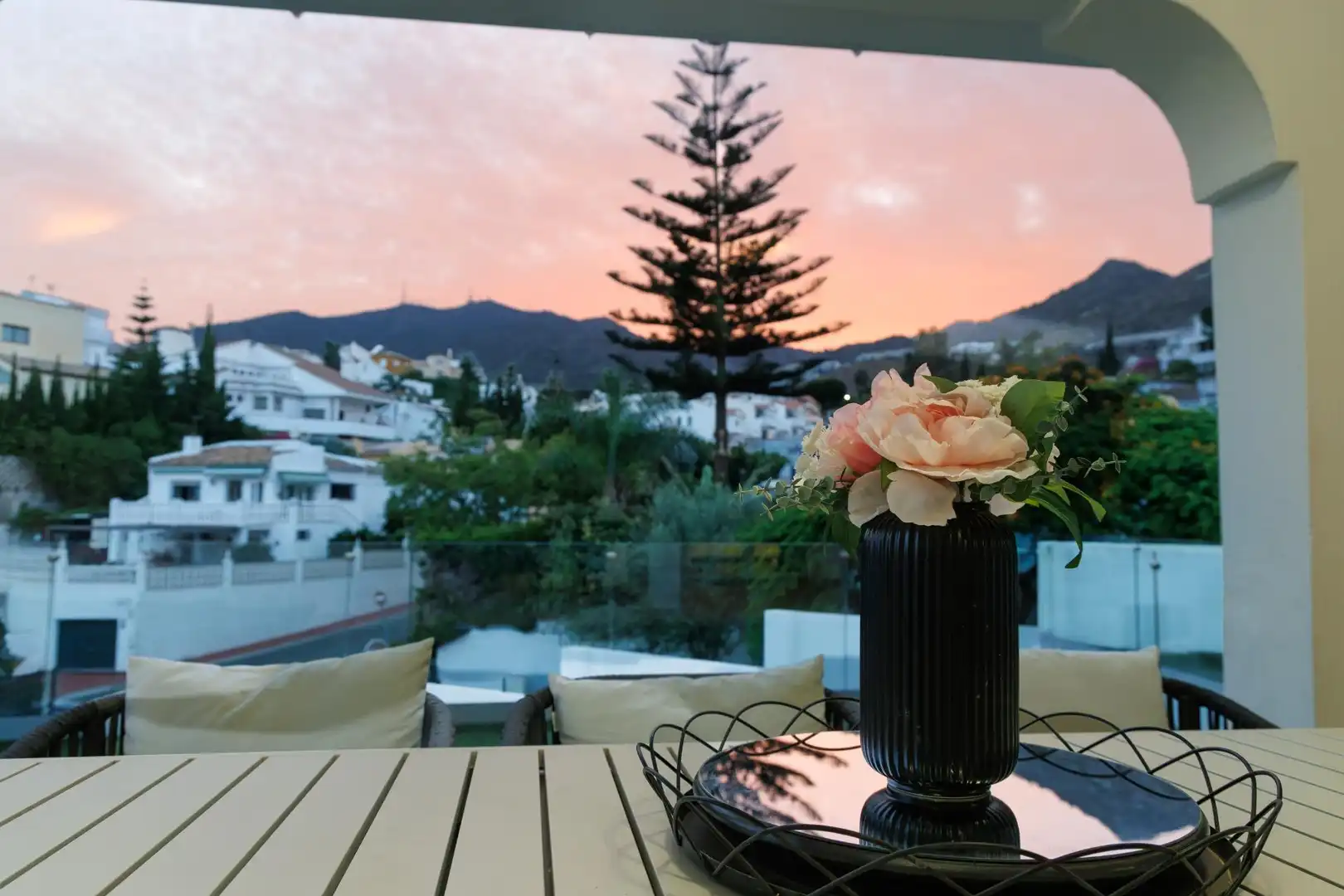 Terrassa de Casa o xalet en venda en Benalmádena amb Aire condicionat, Calefacció i Jardí privat