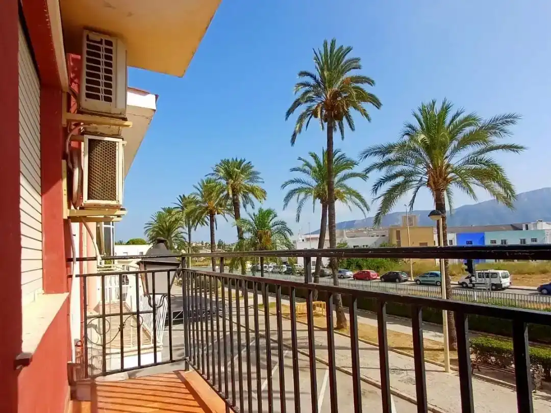 Exterior view of Flat for sale in Gata de Gorgos  with Air Conditioner, Storage room and Balcony