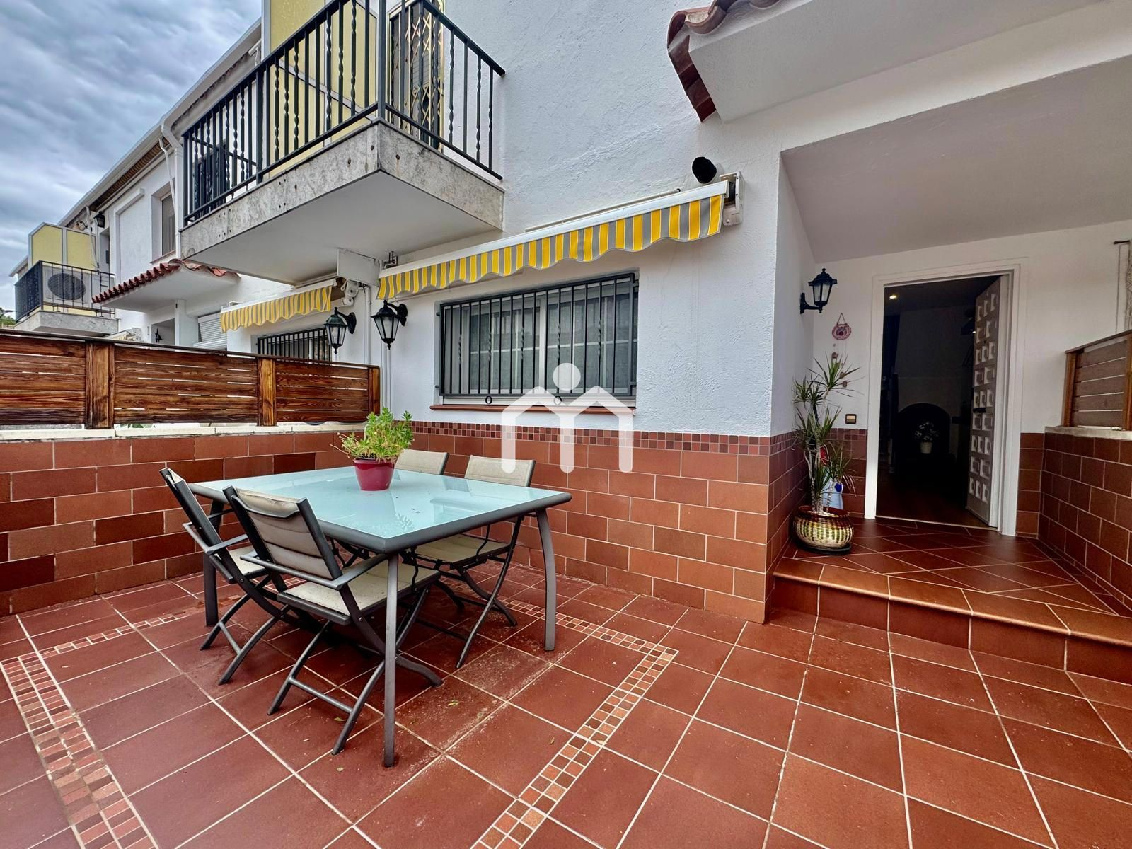 Terrace of Single-family semi-detached for sale in Premià de Dalt  with Air Conditioner, Heating and Parquet flooring