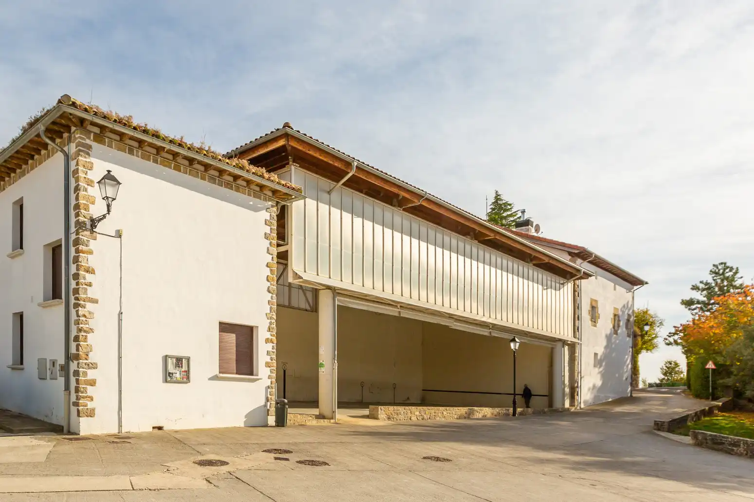 Vista exterior de Casa o xalet en venda en Berrioplano / Berriobeiti amb Calefacció, Jardí privat i Parquet