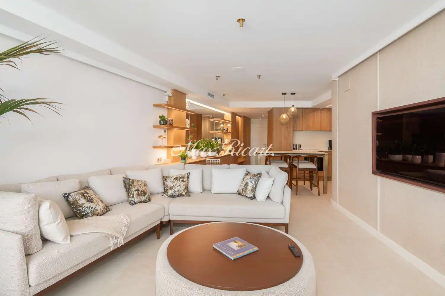 Living room of Attic for rent in Barcelona  with Air Conditioner, Heating and Terrace