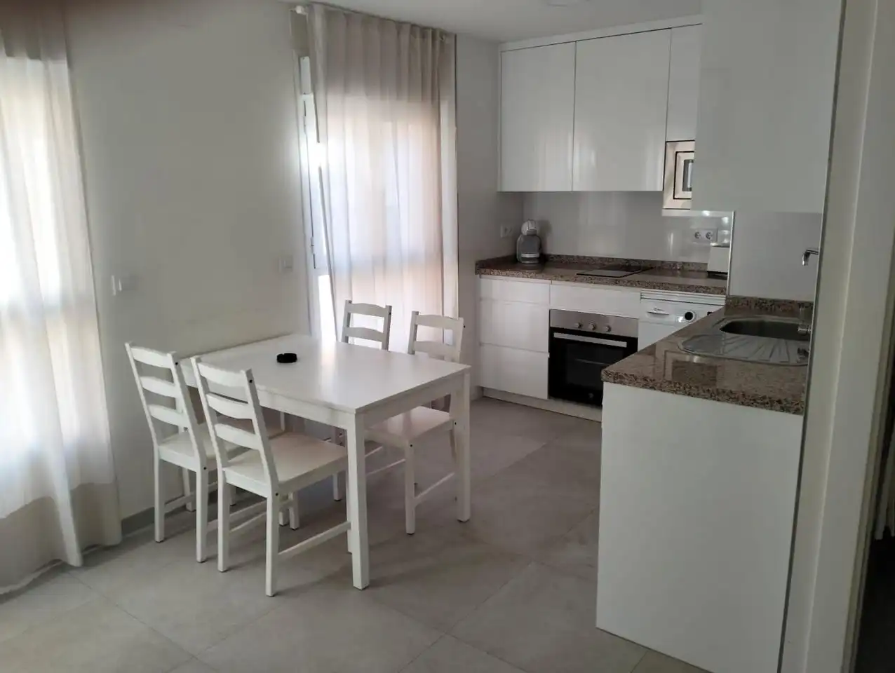 Kitchen of Flat for rent in Almuñécar  with Air Conditioner, Terrace and Furnished