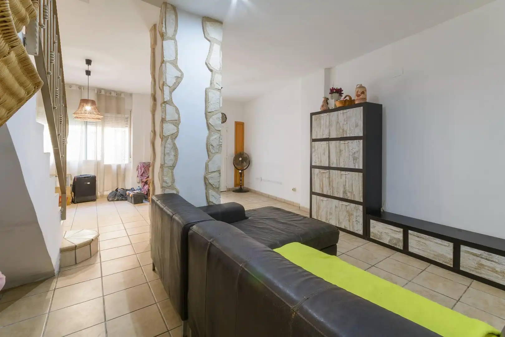 Sala de estar de Casa o chalet en venta en La Font d'en Carròs con Calefacción, Terraza y Balcón