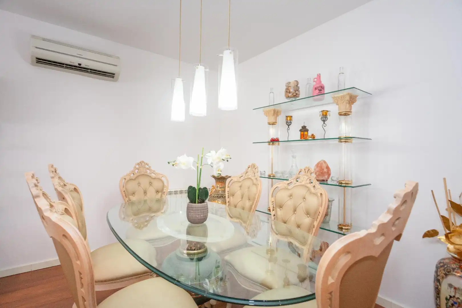 Dining room of Houses for rent in Girona  with Air Conditioner, Private garden and Terrace
