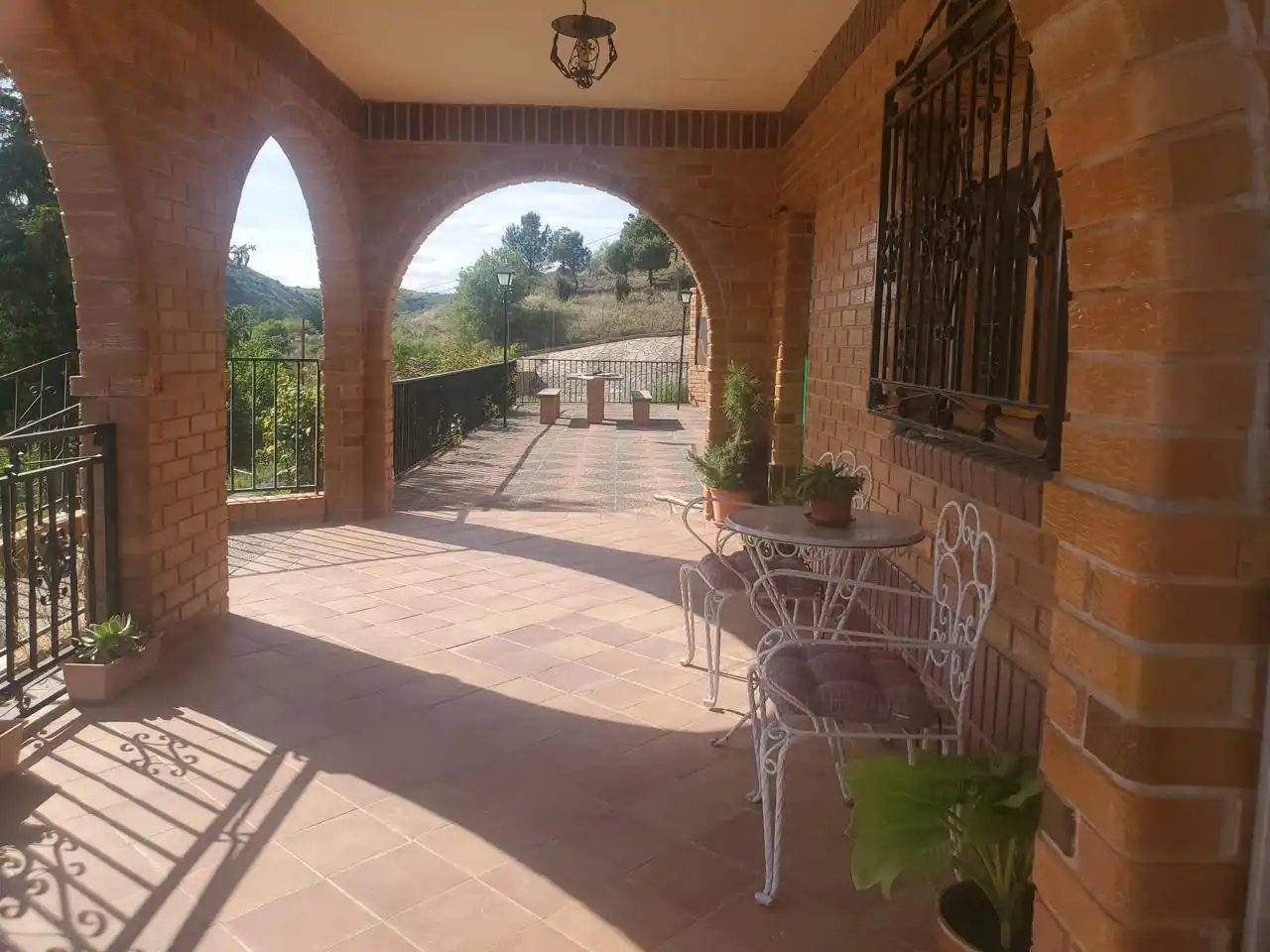 Terraza de Casa o chalet en venta en Moros con Calefacción, Jardín privado y Piscina