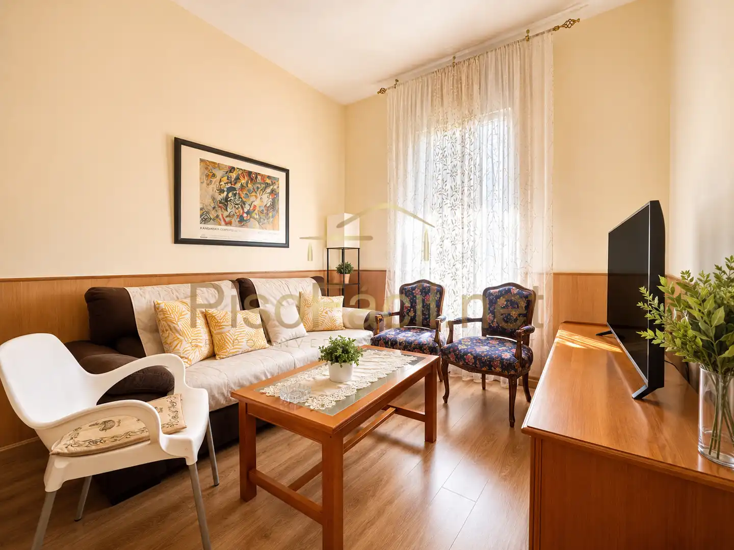 Sala de estar de Piso en venta en Madrid con Aire acondicionado, Calefacción y Parquet