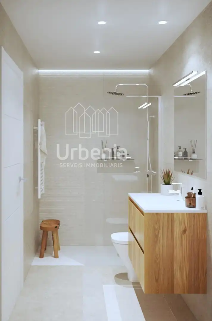 Baño de Ático en venta en Arenys de Mar con Aire acondicionado, Calefacción y Jardín privado