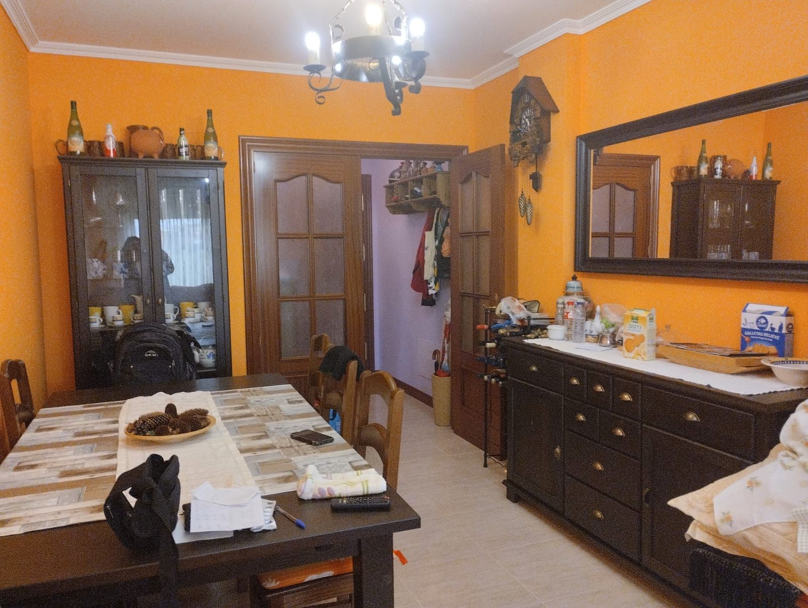 Dining room of Flat for sale in Hazas de Cesto  with Heating, Furnished and Oven