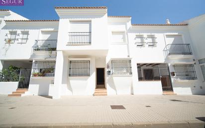 Exterior view of Single-family semi-detached for sale in Vejer de la Frontera  with Terrace and Balcony