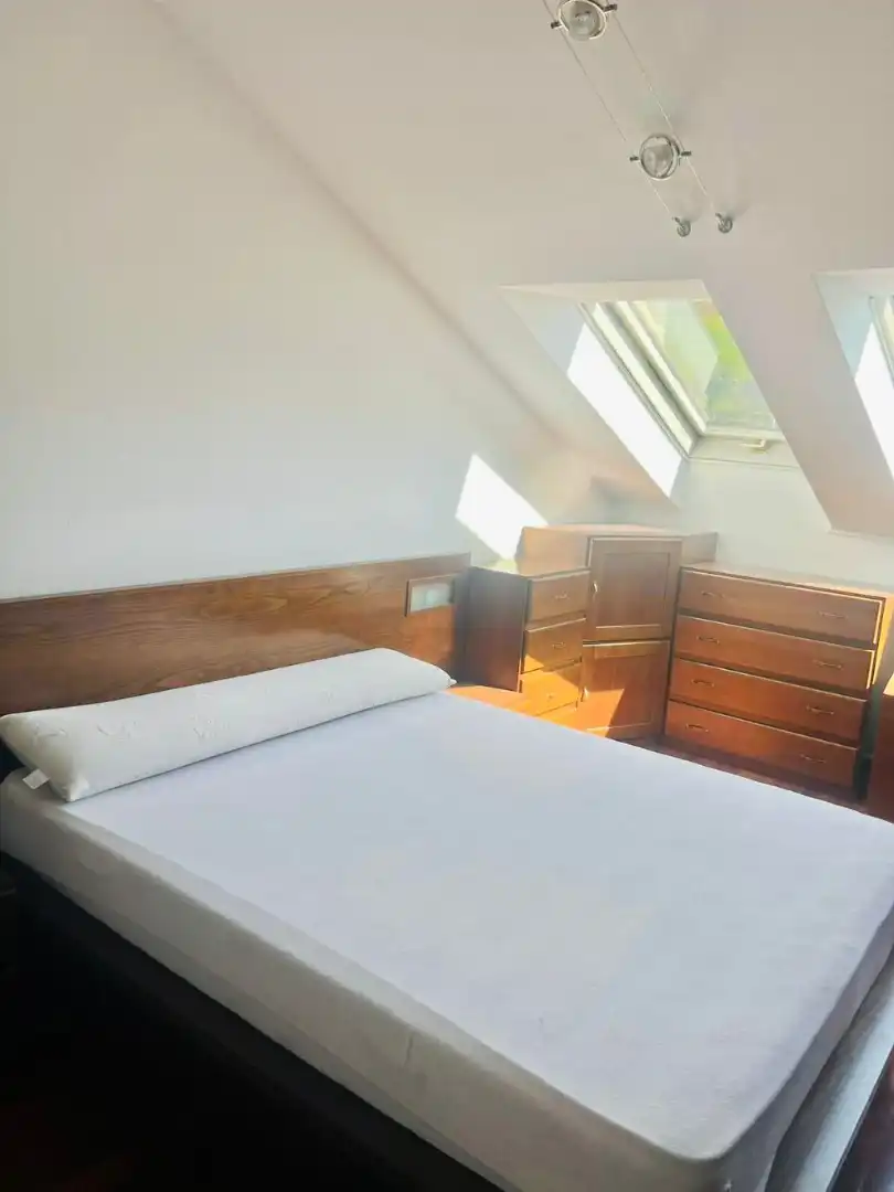 Schlafzimmer von Maisonette zum Verkauf in Lugo mit Heizung, Möbliert und Ofen