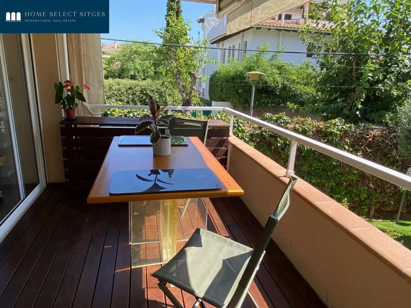 Terrace of Apartments for rent in Sitges  with Air Conditioner, Heating and Private garden