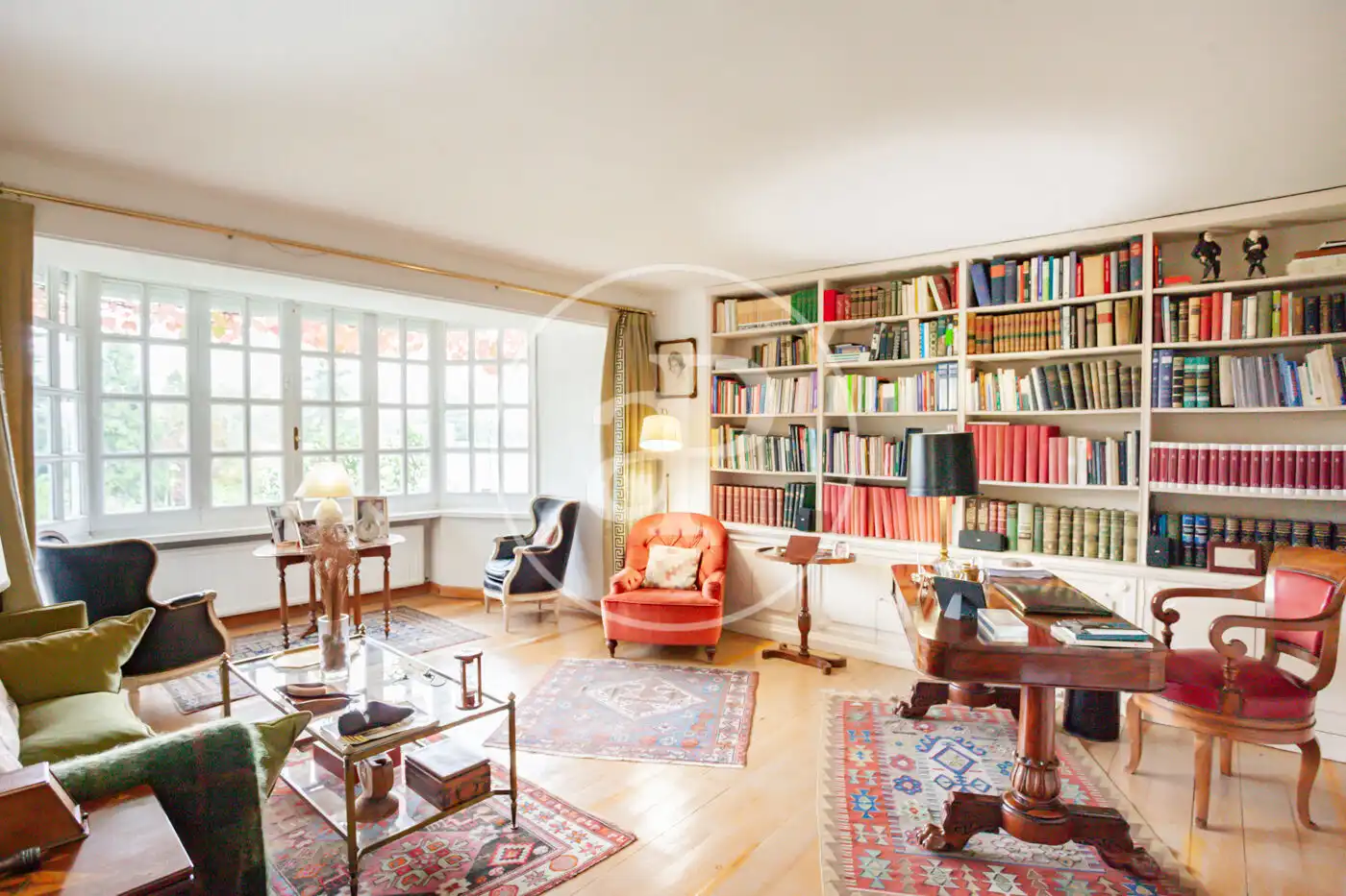 Living room of Houses for sale in Madrid  with Heating, Private garden and Terrace