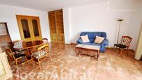 Living room of Flat for sale in Burriana / Borriana  with Heating, Parquet flooring and Terrace