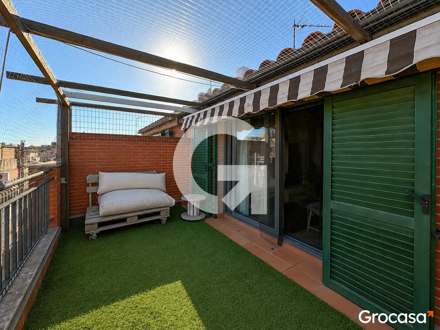 Terraza de Casa adosada en venta en El Prat de Llobregat con Aire acondicionado, Calefacción y Terraza
