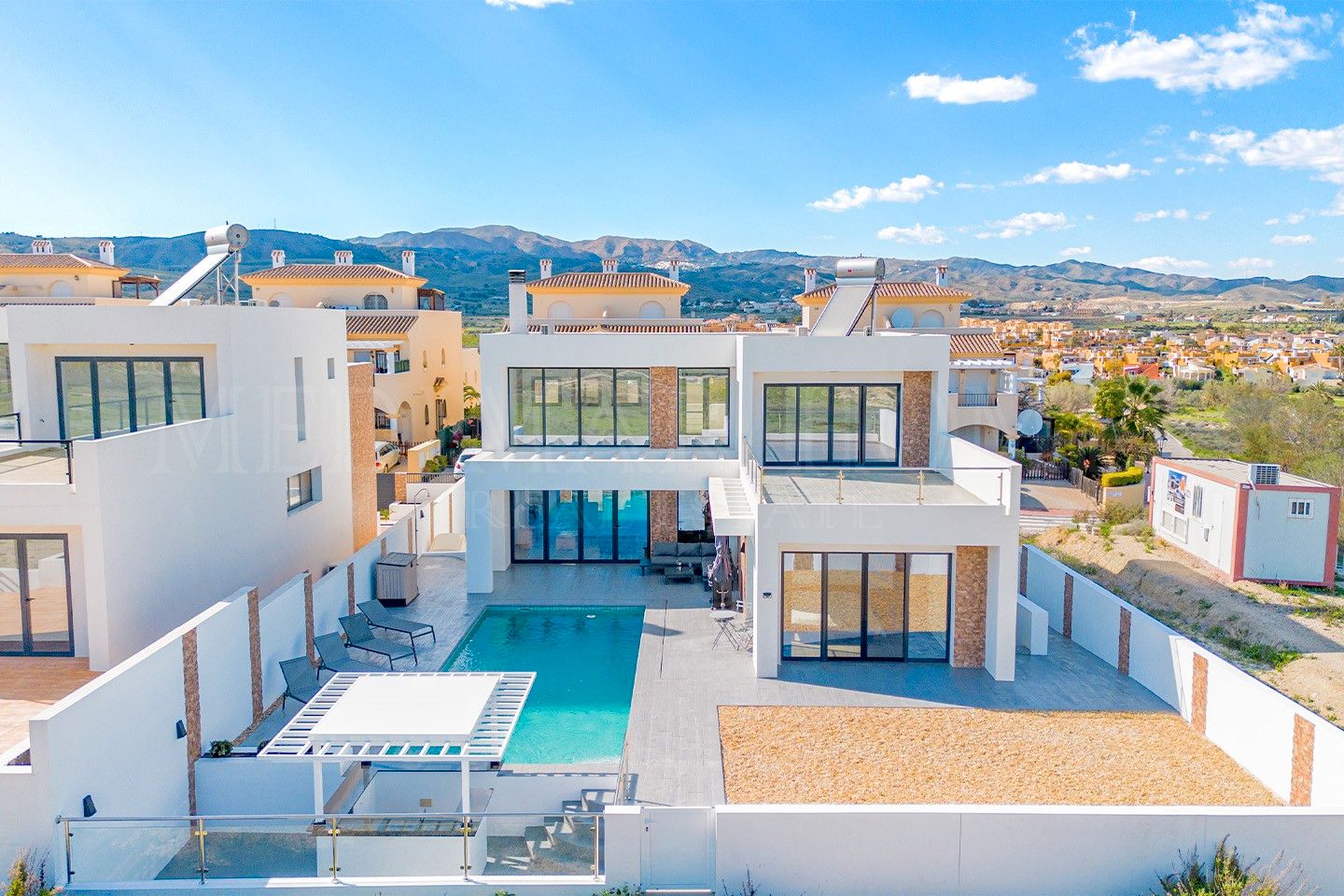 Exterior view of House or chalet for sale in Los Gallardos  with Air Conditioner, Private garden and Terrace