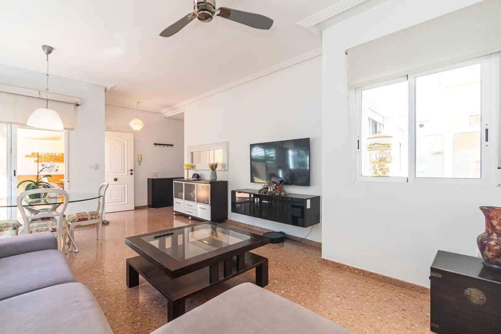 Living room of Houses for sale in Elche / Elx  with Air Conditioner, Heating and Terrace