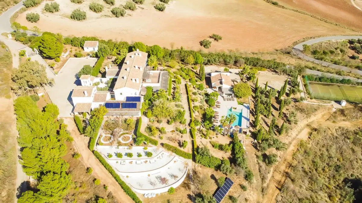 Jardí de Finca rústica en venda en Villanueva de la Concepción amb Aire condicionat, Jardí privat i Terrassa