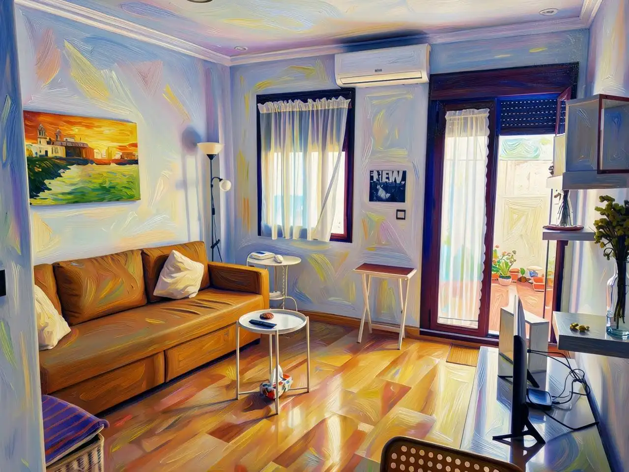 Sala d'estar de Apartament en venda en Cádiz amb Aire condicionat