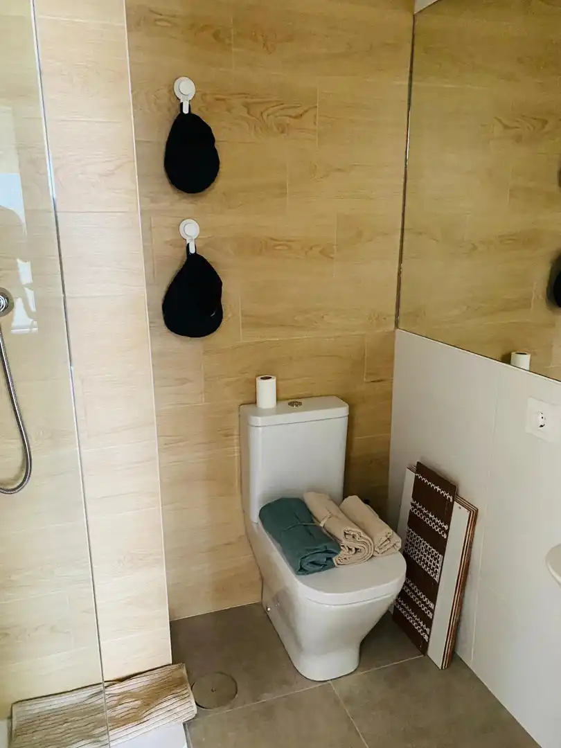 Badezimmer von Wohnung zur Miete in Murcia mit Klimaanlage, Heizung und Terrasse