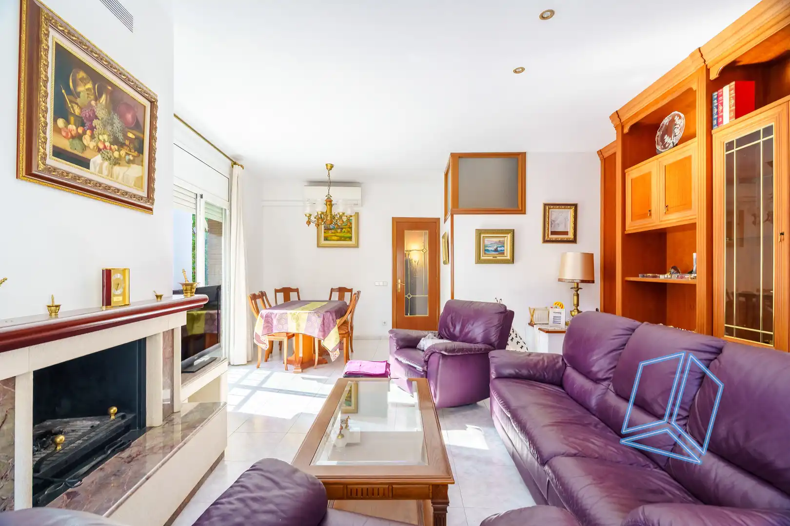 Sala de estar de Casa adosada en venta en Gavà con Terraza y Balcón