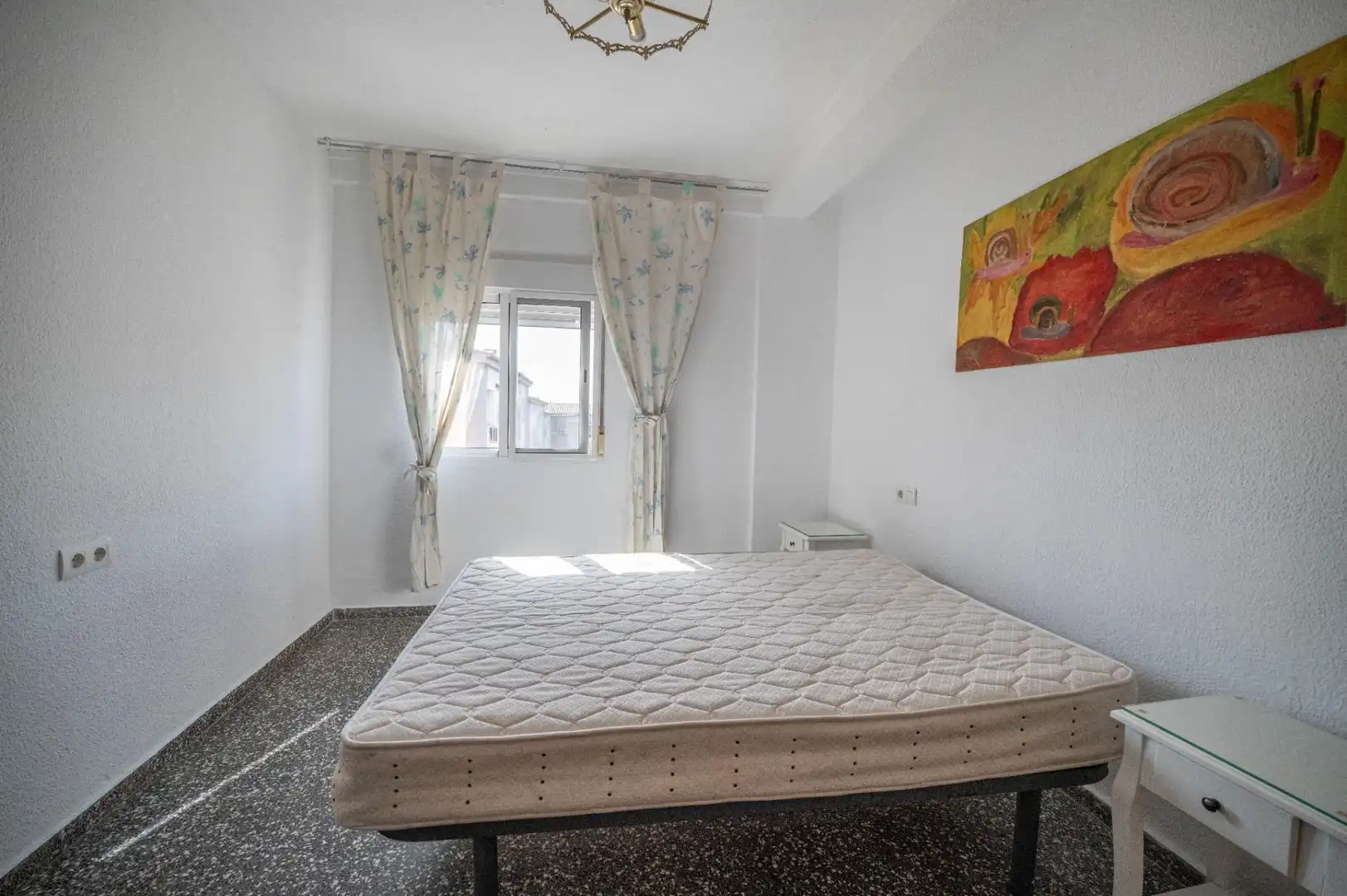 Bedroom of Flat for sale in Granada  with Air Conditioner