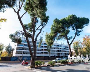 Exterior view of Flat to rent in  Madrid Capital  with Air Conditioner, Heating and Terrace