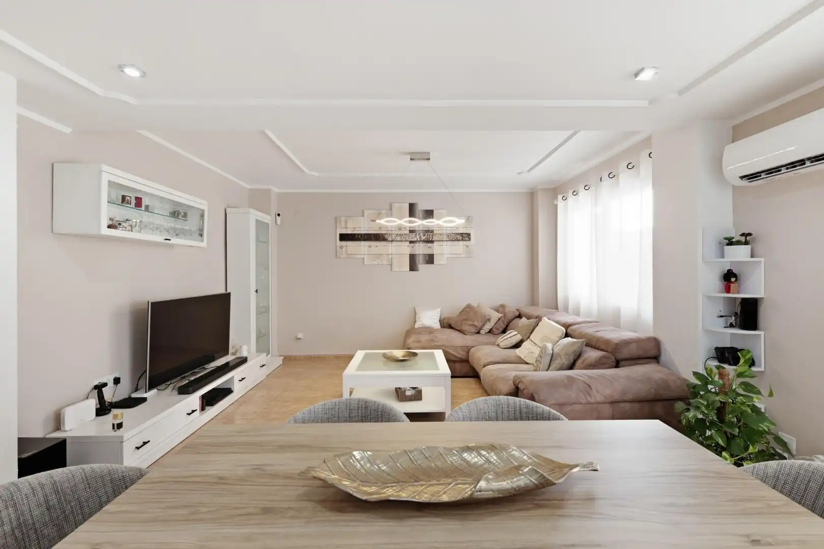 Living room of Detached homes for sale in Torrent  with Air Conditioner, Heating and Private garden