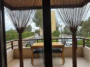 Terraza de Piso de alquiler en Altafulla con Amueblado, Horno y Microondas