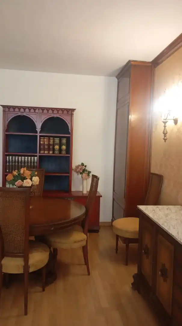 Dining room of Flat for rent in Zaragoza  with Heating, Parquet flooring and Terrace