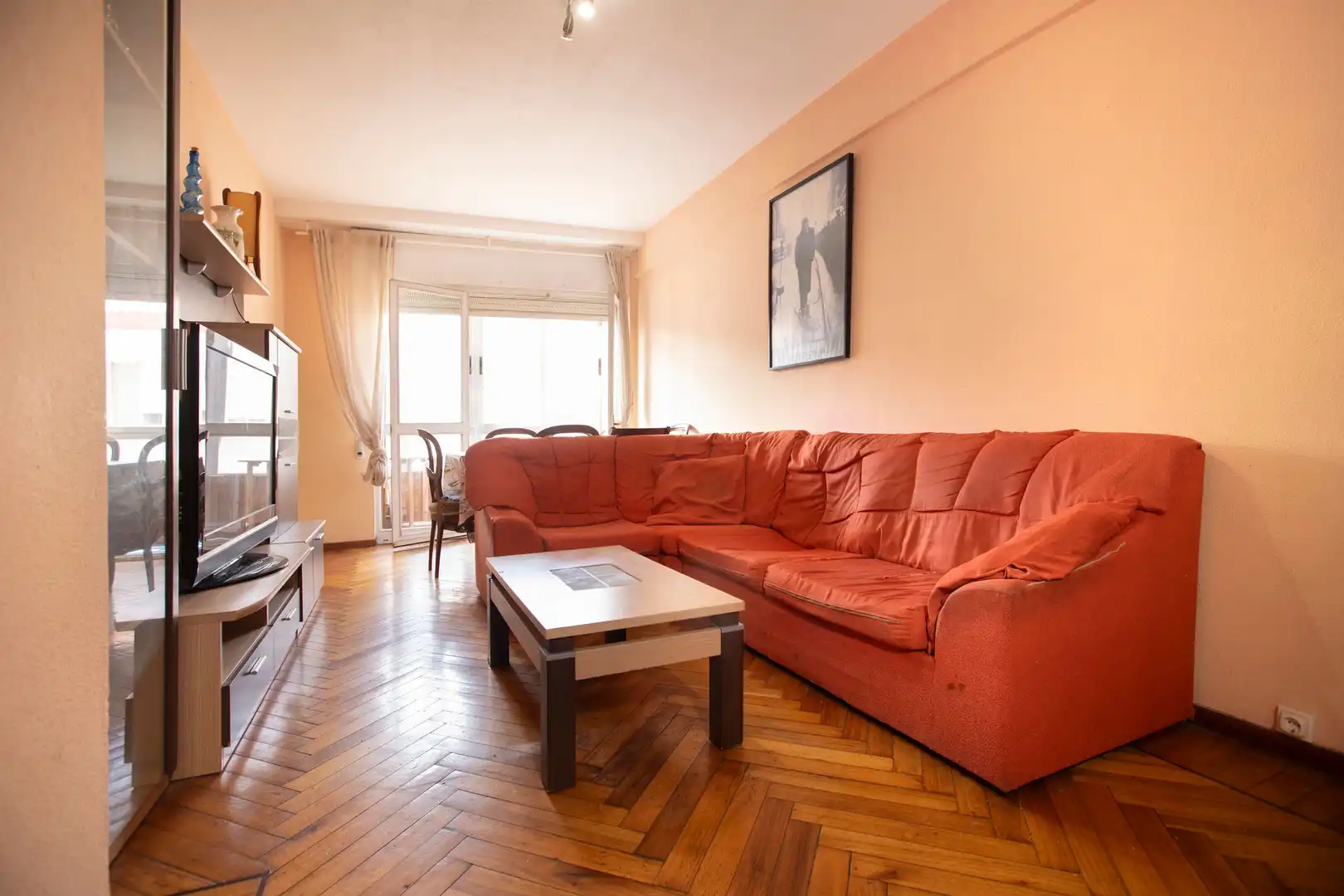 Sala de estar de Piso en venta en Santander con Terraza, Amueblado y Balcón