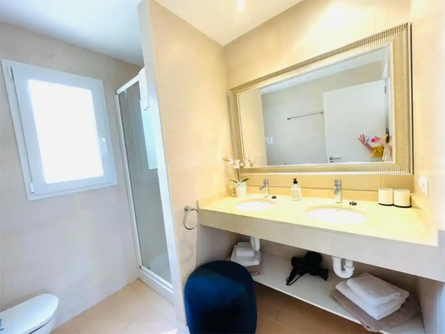 Bathroom of Flat for rent in  Palma de Mallorca  with Air Conditioner, Private garden and Swimming Pool