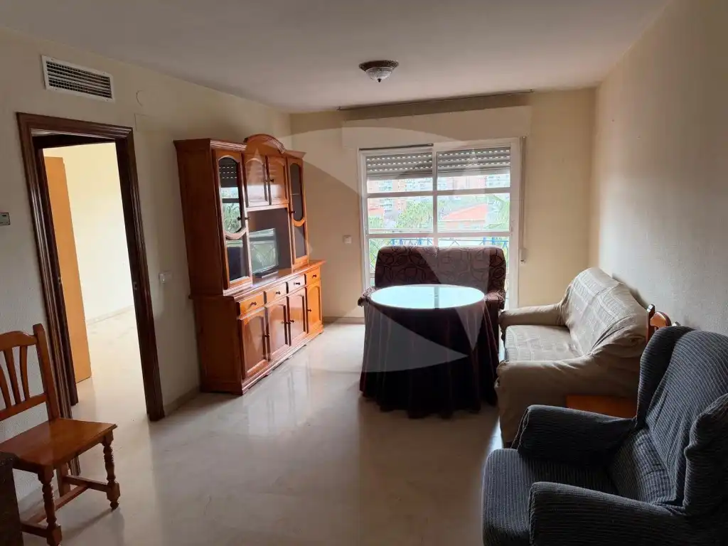 Sala de estar de Piso en venta en Badajoz con Aire acondicionado, Terraza y Balcón