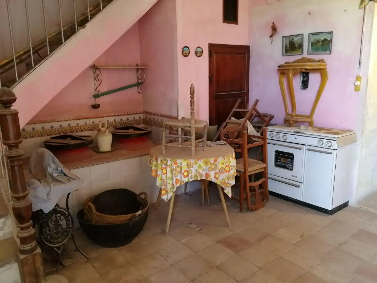 Cuina de Casa o xalet en venda en Blanca amb Jardí privat