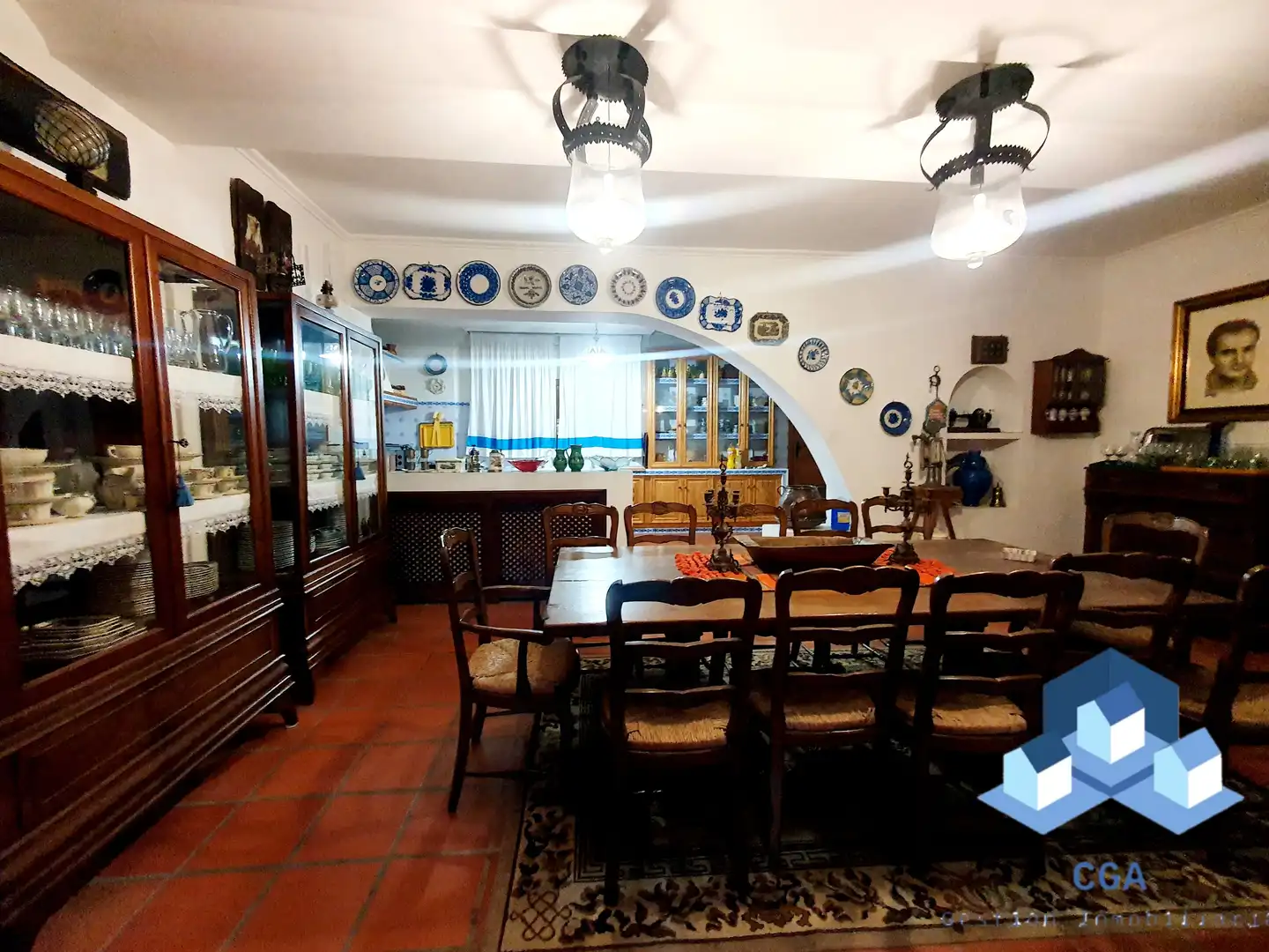 Dining room of Houses for sale in Lorca  with Air Conditioner, Private garden and Terrace