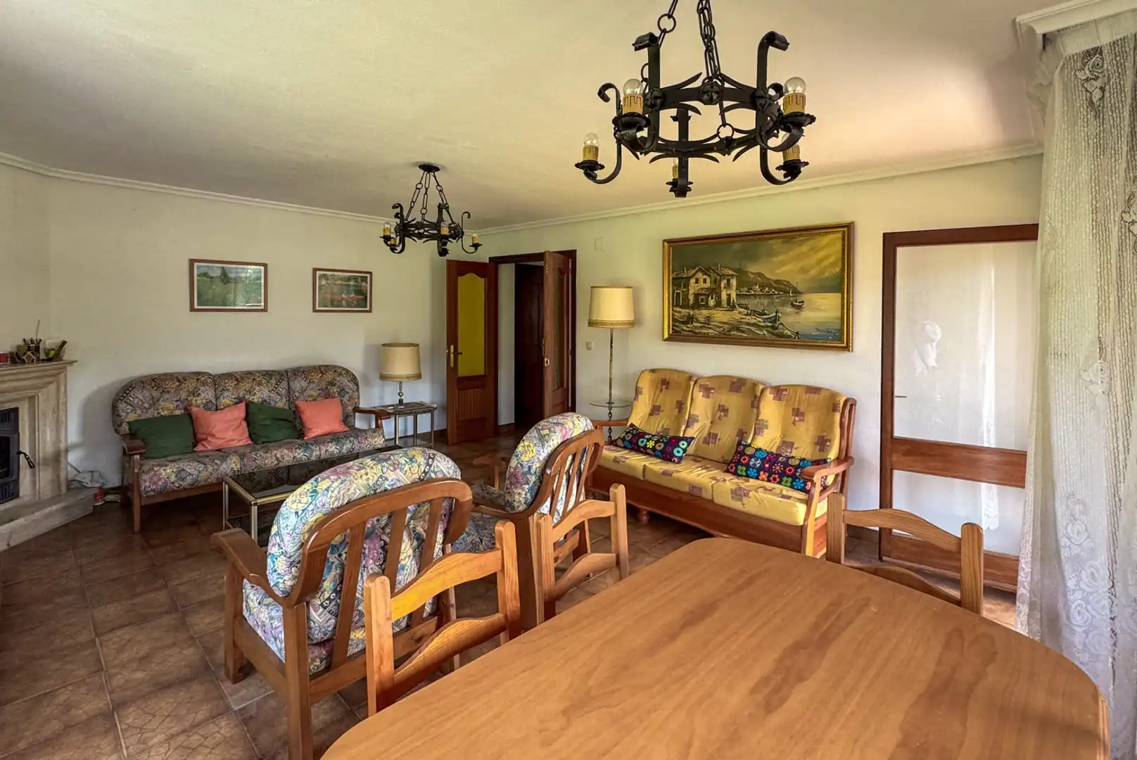 Sala de estar de Casa o chalet en venta en Alfoz de Lloredo con Jardín privado