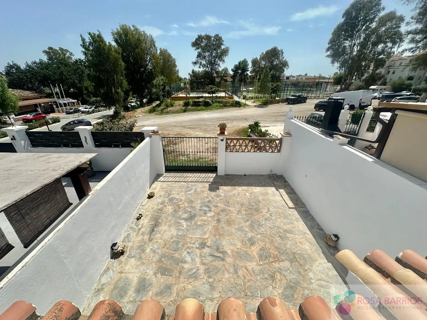 Terraza de Casa adosada de alquiler en Estepona con Terraza y Piscina comunitaria