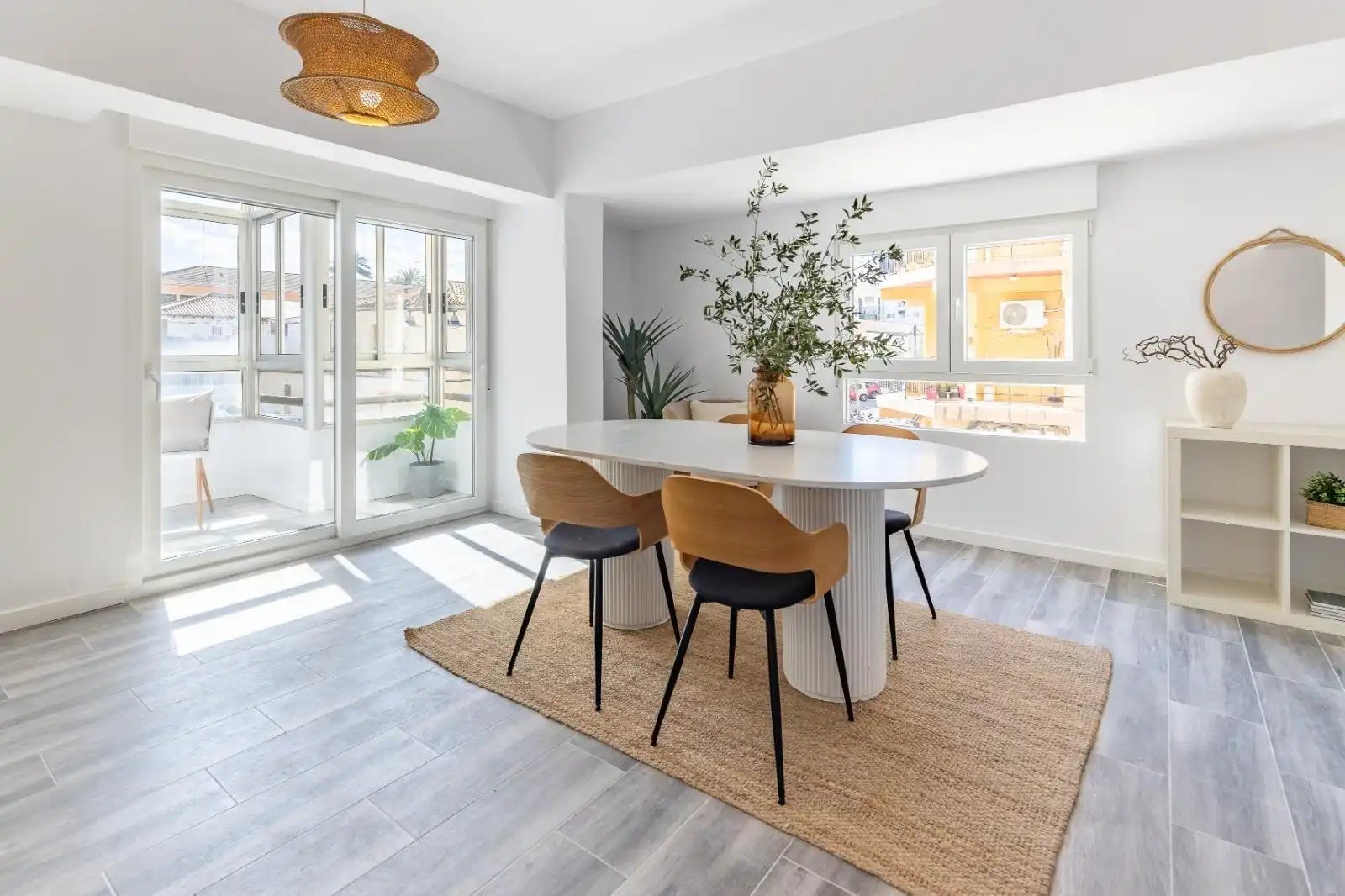 Dining room of Flat for sale in Benifaió  with Parquet flooring and Balcony