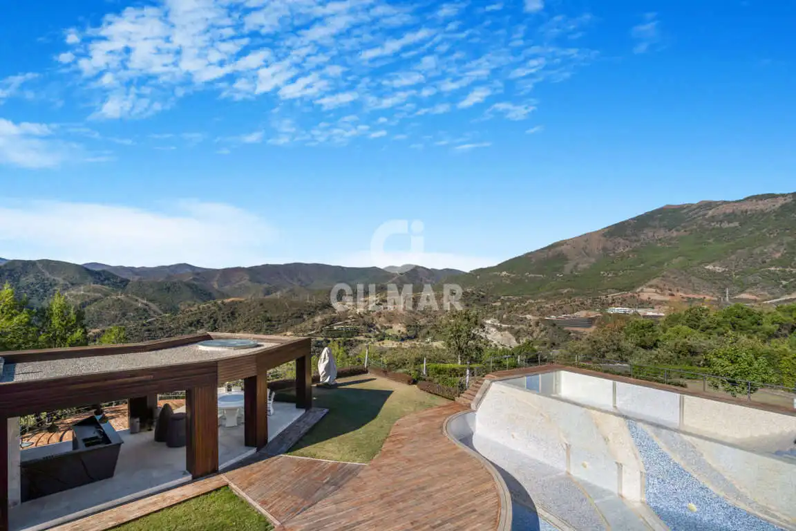 Jardí de Casa o xalet en venda en Benahavís amb Calefacció, Jardí privat i Piscina