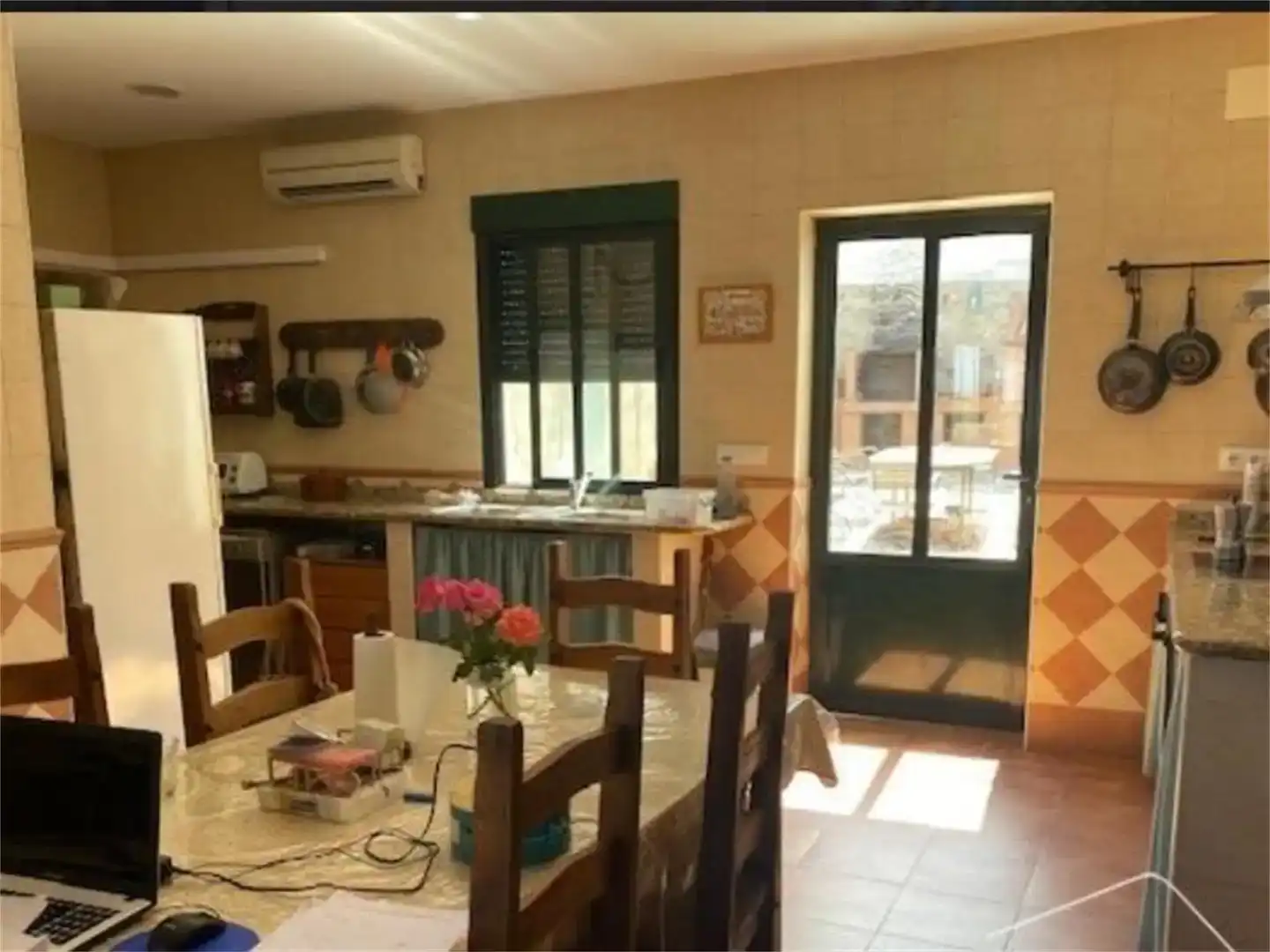 Cuina de Finca rústica en venda en Zalamea de la Serena amb Aire condicionat, Jardí privat i Moblat