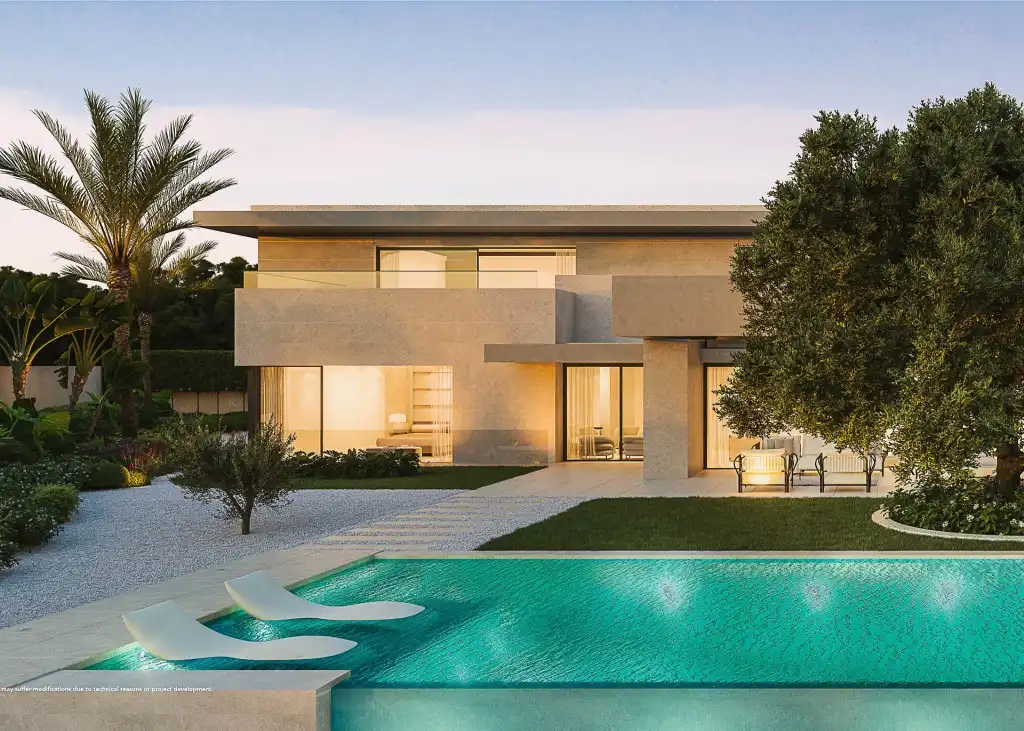 Vista exterior de Casa o xalet en venda en Marbella amb Aire condicionat, Calefacció i Jardí privat