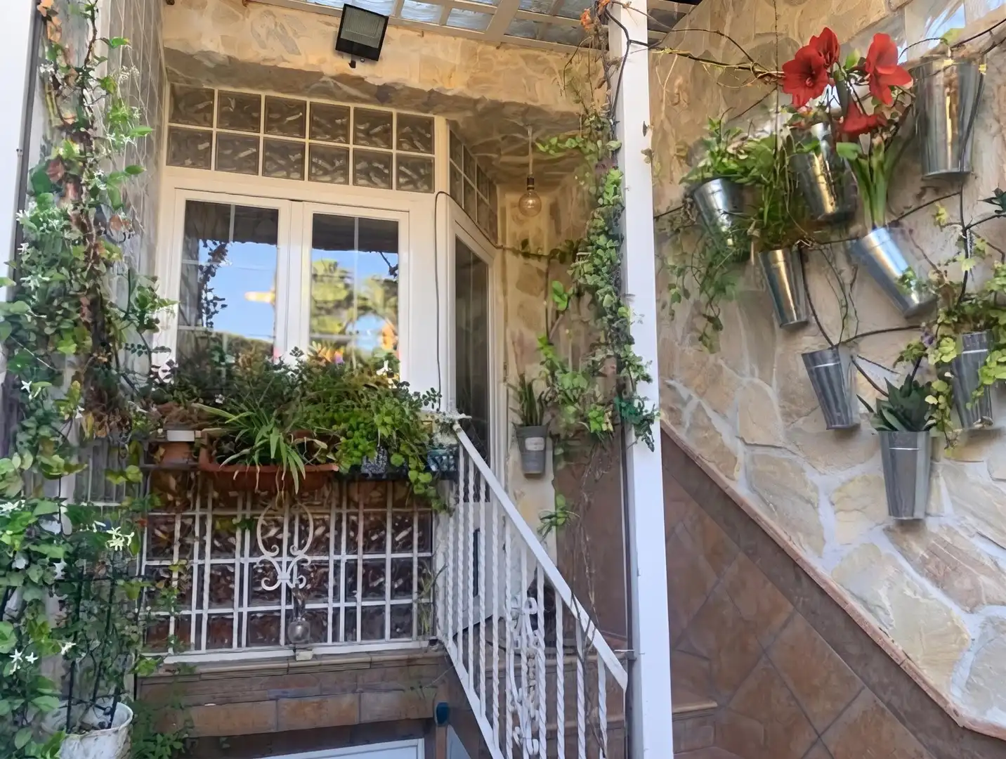 Balcony of Houses for rent in Huétor Vega  with Air Conditioner, Heating and Private garden